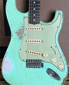 Fender Masterbuilt Jason Smith 62 Stratocaster Heavy Relic Surf Green Brazilian Rosewood